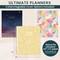 bloom daily planners Undated Ultimate Planner & Calendar, Monthly & Weekly, 9" x 11", Interchangeable Cover